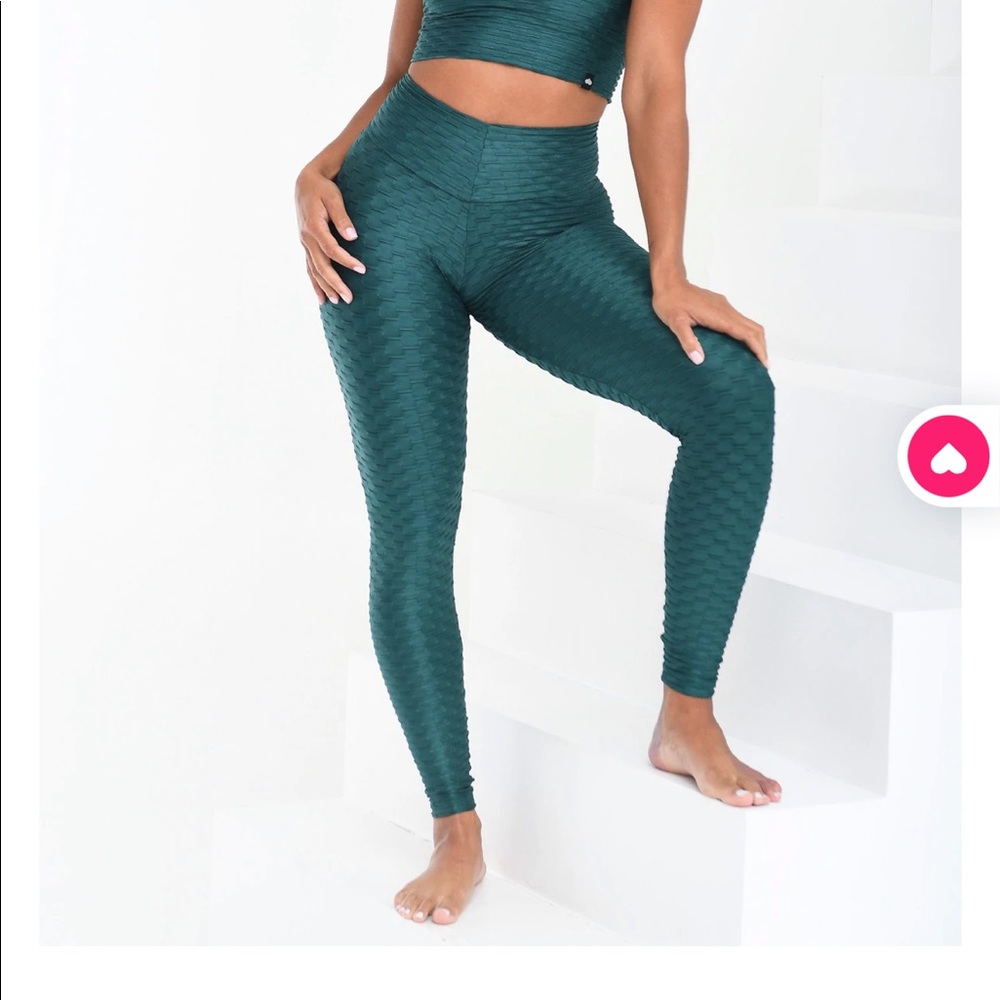 Booty by Brabants Chrome Leggings Emerald